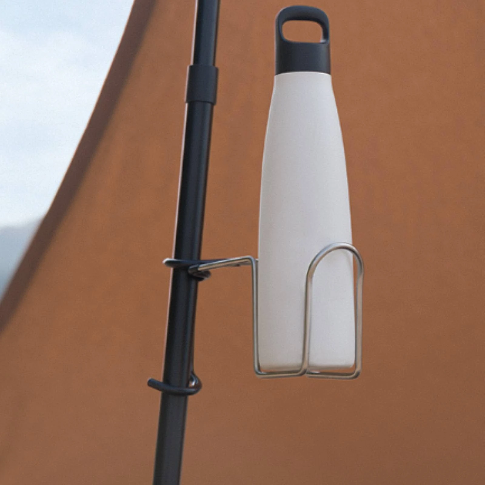 Pole Cup Holder Compact Clamp-on Cup Holder Versatile Heavy-Duty for Campers, Camping, Fishing - view 4