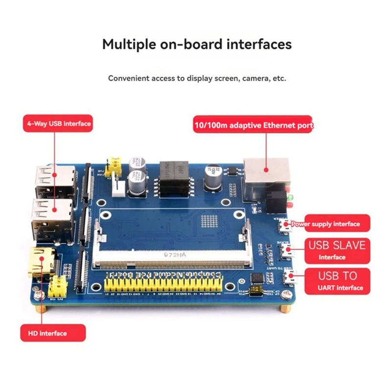 Compute Module Poe Board Voor Raspberry Pi CM4S CM3 3Lite 3 + 3 + Lite Serie Core Board Compute module Uitbreidingskaart