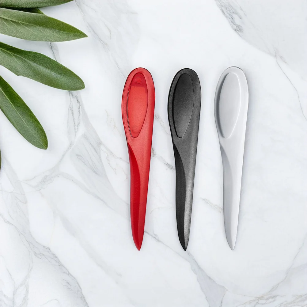 5 pçs alça de plástico costura vinco ferramenta marcador de costura ergonômico para tecido dobrável alfaiate costura presser carta abridor design