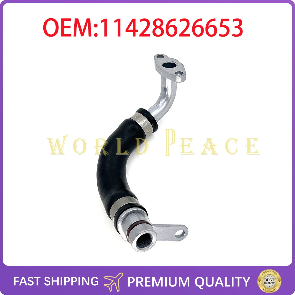

1PCS 11428626653 Car Engine Turbocharger Oil Return Pipe for BMW 228 320 328 428 528 X1 X3 X4 X5 Z4