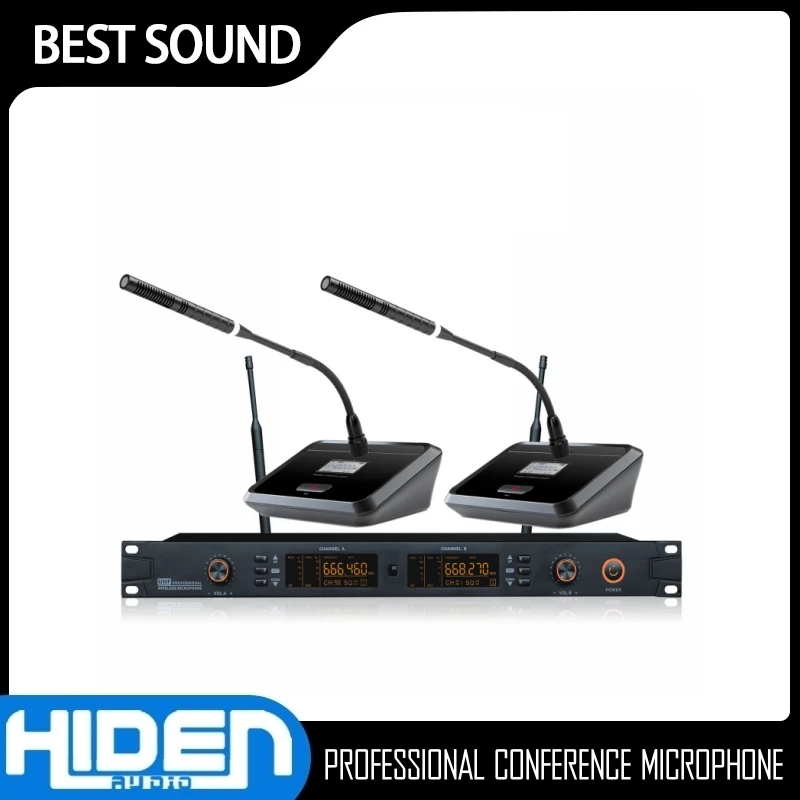 Free Shipping Professional High Sensitivity Anti-interference One Click Frequency Conference Microphone TS-9002NL