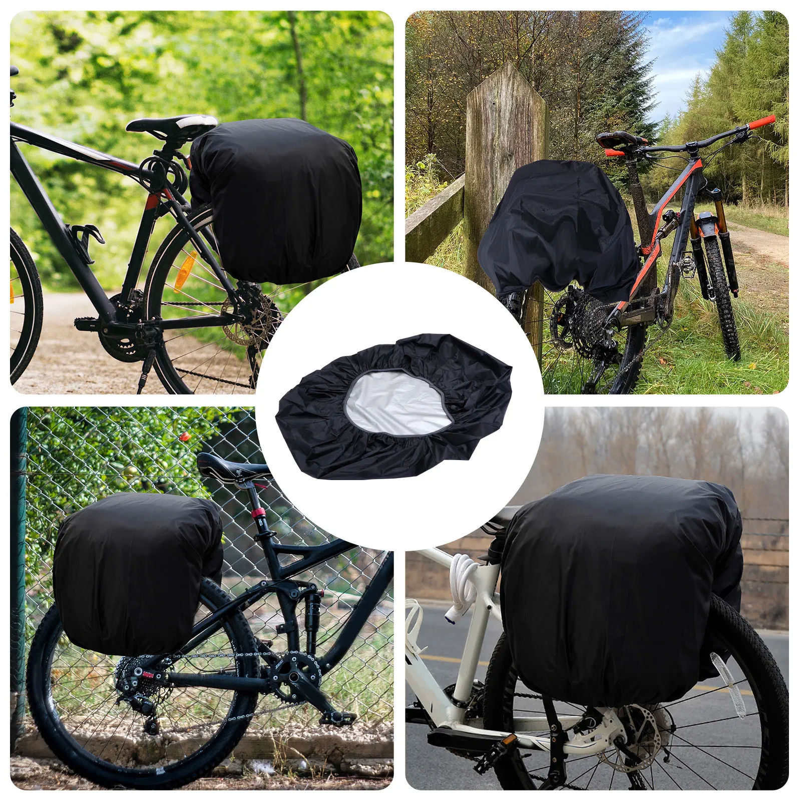 

Waterproof Tail Bag Cover Covers Tarps Rain for Trunk Rainproof Backpack Sports