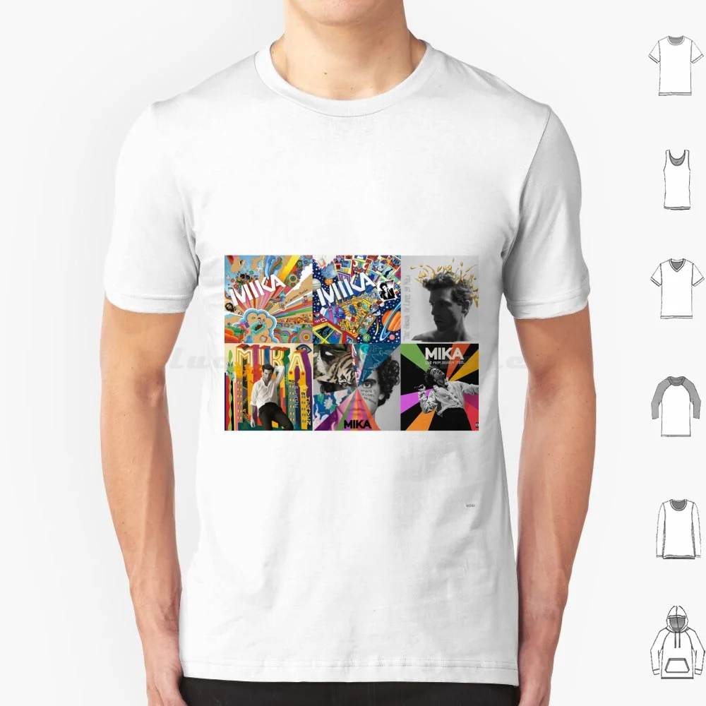 Mika Discography T Shirt Cotton Men Women DIY Print Discography Music Italy France Mika Tiny Love Origin Of Love Singers Euro