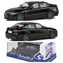 SOLIDO - Giulia Black - 1/43 - SOL4313107 Diecast Car Model Gift Model Car Collection Limited Edition Hobby Toys