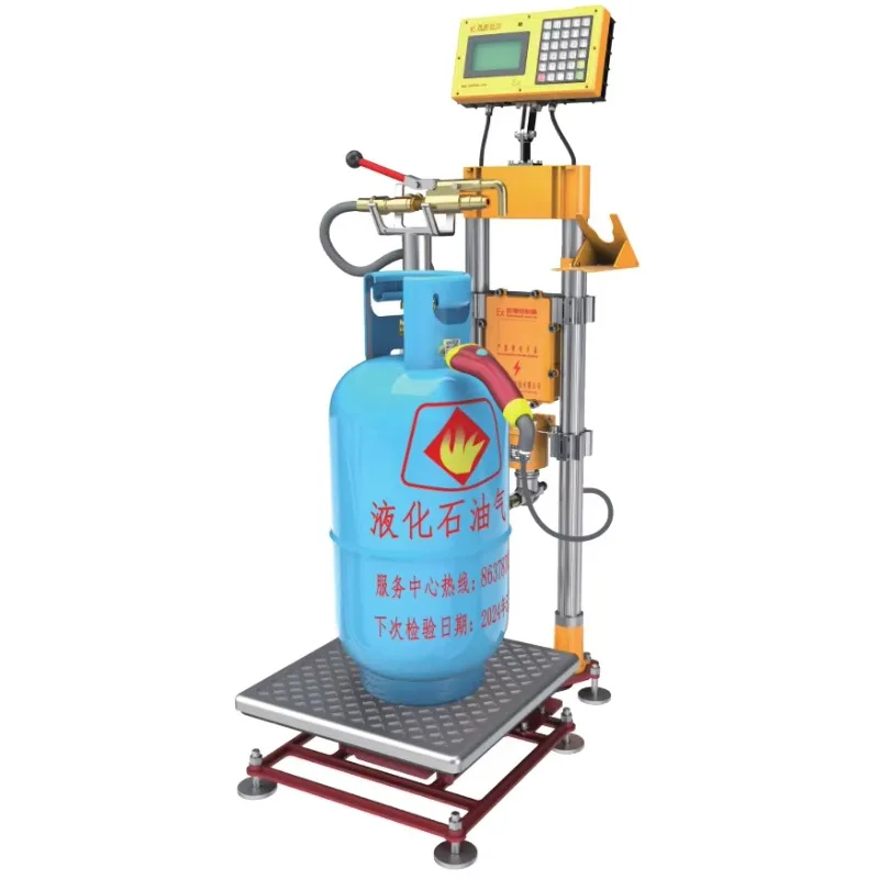 Direct Sales Mini-mobile ATEX Approval Real-Time Monitoring Flexible LPG Filling Scale Gas Station