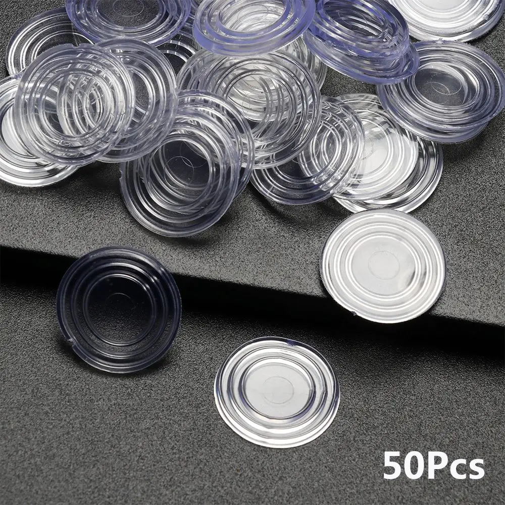 50 Stuks Huis Transparante Tafel Fittingen Zacht Rubber Anti Lawaaierige Meubelen Poot Pads Vloer Beschermer Anti-Slip Mat