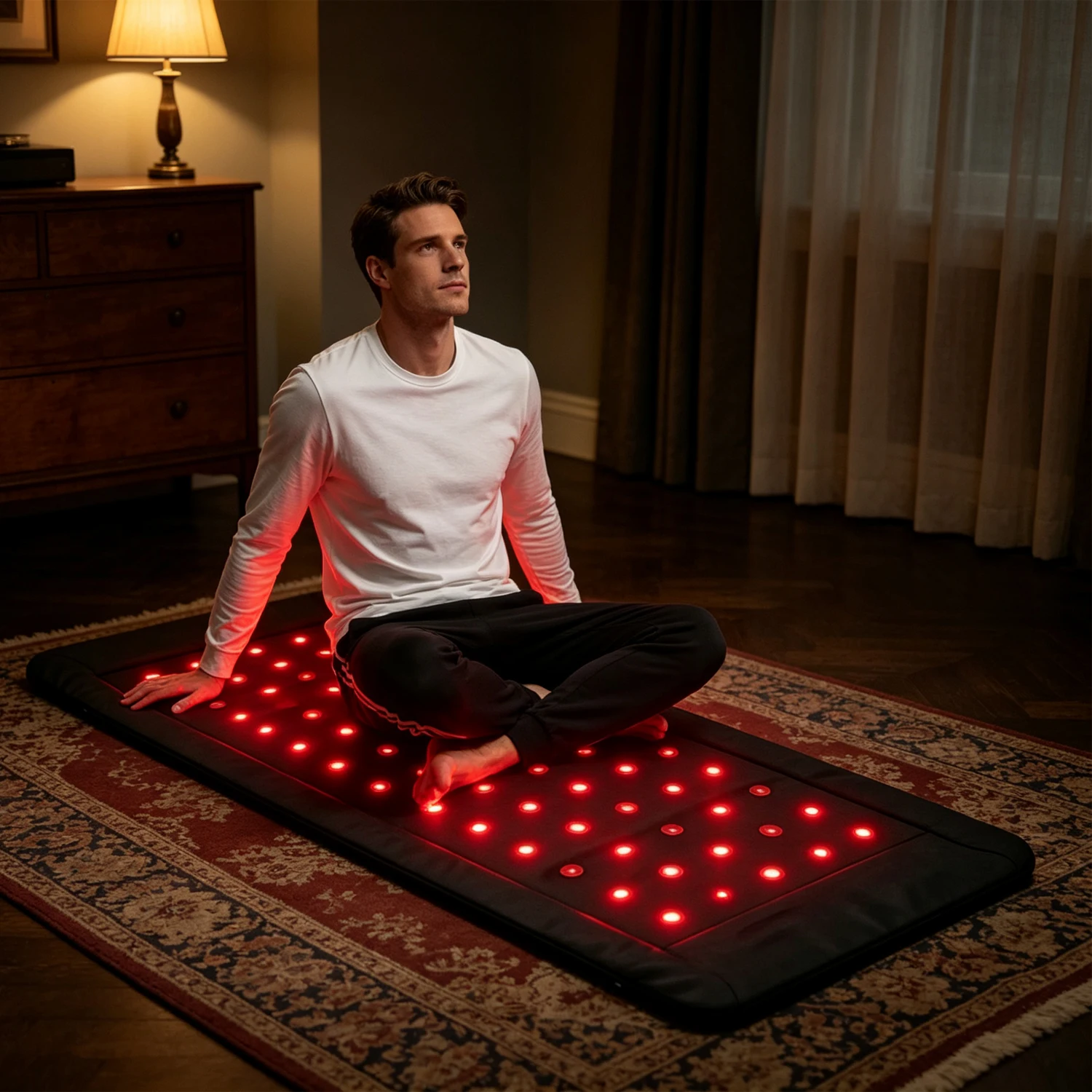 PEMF Magnetic Heating Mat with Red Light Photon  for Full-Body Muscle Relaxation and Fatigue Reduction