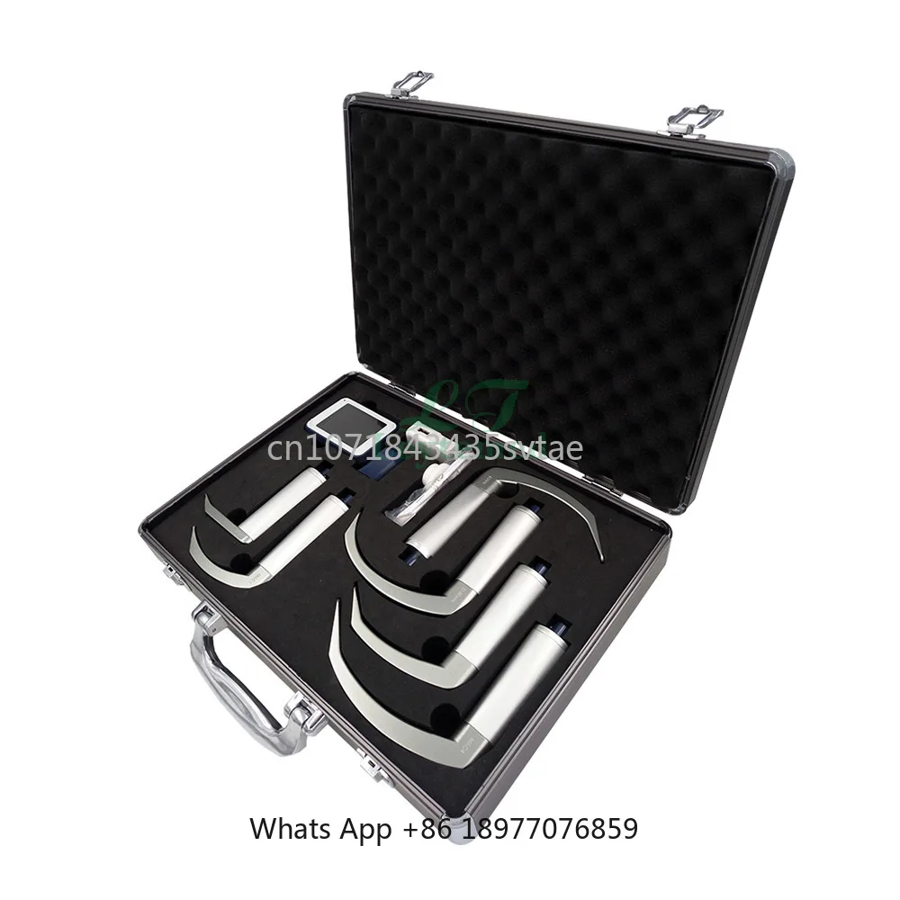 

LTEV01 Reusable Adult Pediatric Neonate Endoscopic Anesthesia Rigid Operating Conventional Laryngoscope Fiberoptic Set