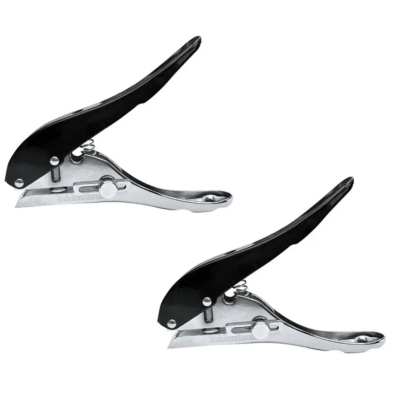 

2PCS Hand-Held Hole Puncher Edge Banding For Students Comes With Two Spare Springs-[A04I Tools]