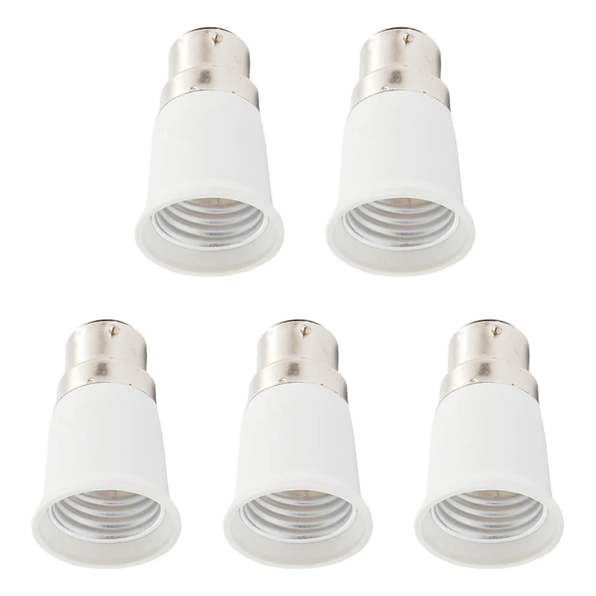 

ONCE 5X B22 to E27 Light Lamp Bulb Socket Adapter Convertor New