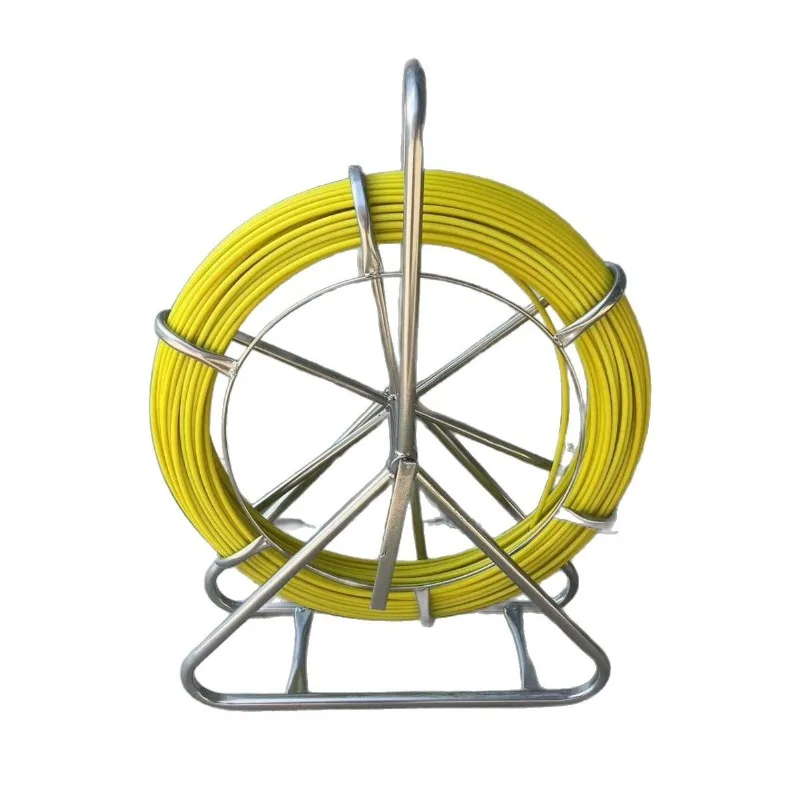 Fiberglass Duct Rodder Electrician Cable Puller Conduit Fish Tape Wire Guide Tool