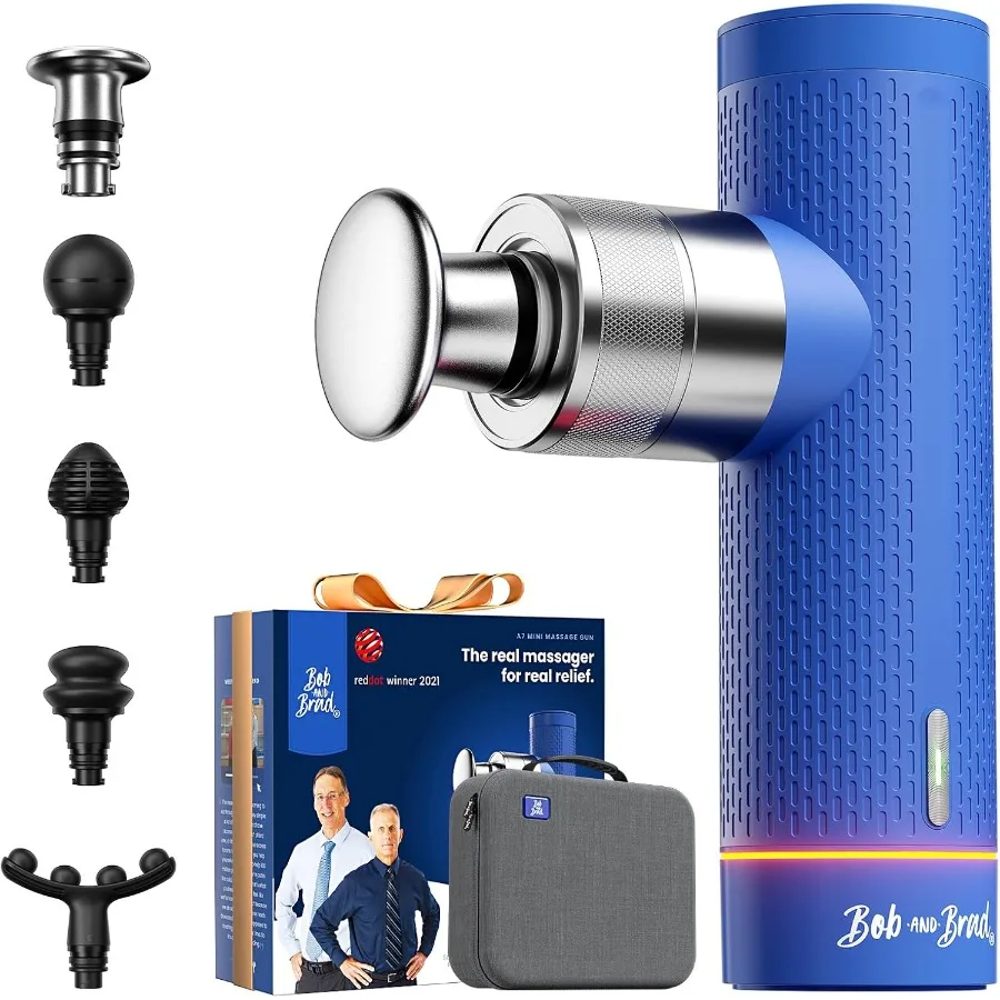 A7 Professional Deep Tissue Massage Gun with Metal Head and Quiet Portable 11mm Amplitude FSA-HSA Eligible for Back/Neck Pain R