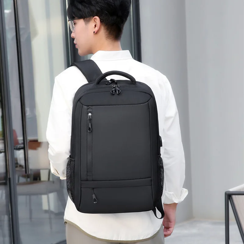 Men 15inches Laptop Backpack Waterproof USB Bag Large Capacity Fashion School Backpack Travel Backpack Back Pack Mochila