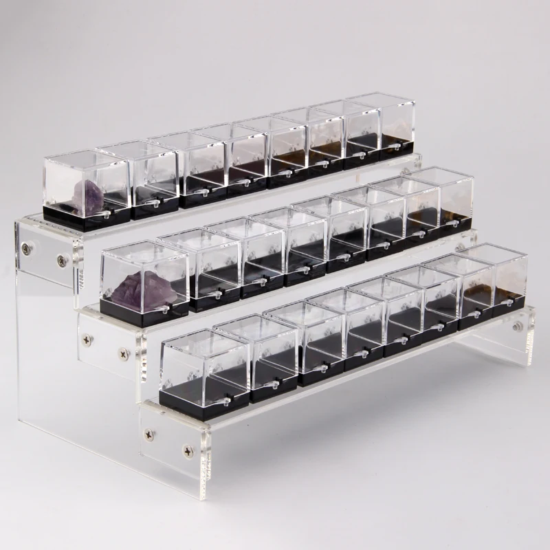 

Трехслойная акриловая витрина из ПММА, каменная витрина, хрустальный кронштейн