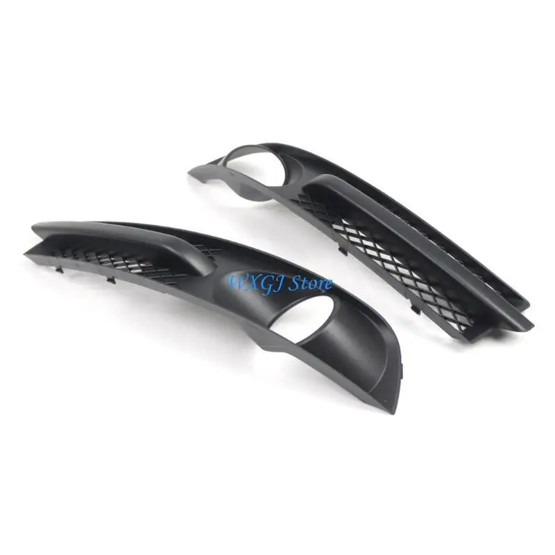 

37JE 1 Pair Plastic Car Fog Light Hole Protector Cover Ventilation Grille Professional Auto Accessories 7M3853683A 7M3853684A