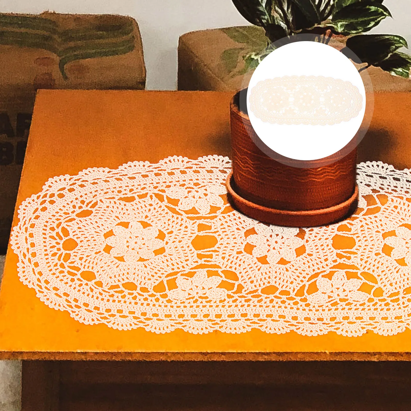 

Decorative Table Runner Cotton Crochet Style for Dining Buffet Table Wedding Party Home Rustic Decoration Party Tablecloth