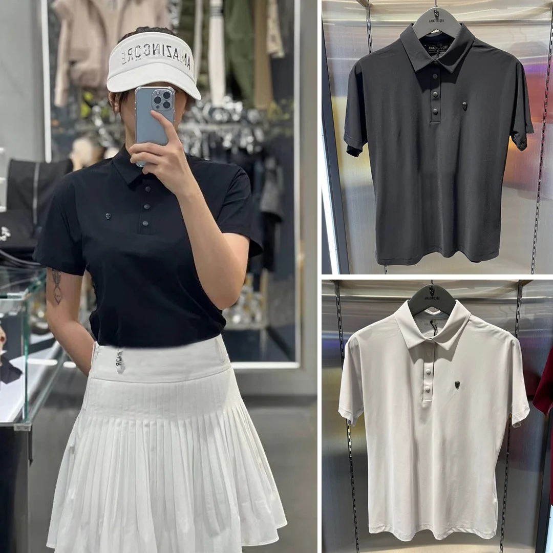 

Unisex Golf Short Sleeve Shirt with UPF Sun Protection, Moisture Wicking Quick Dry Sports Tee, Lightweight