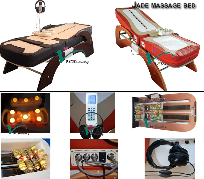 electric jade roller massage bed