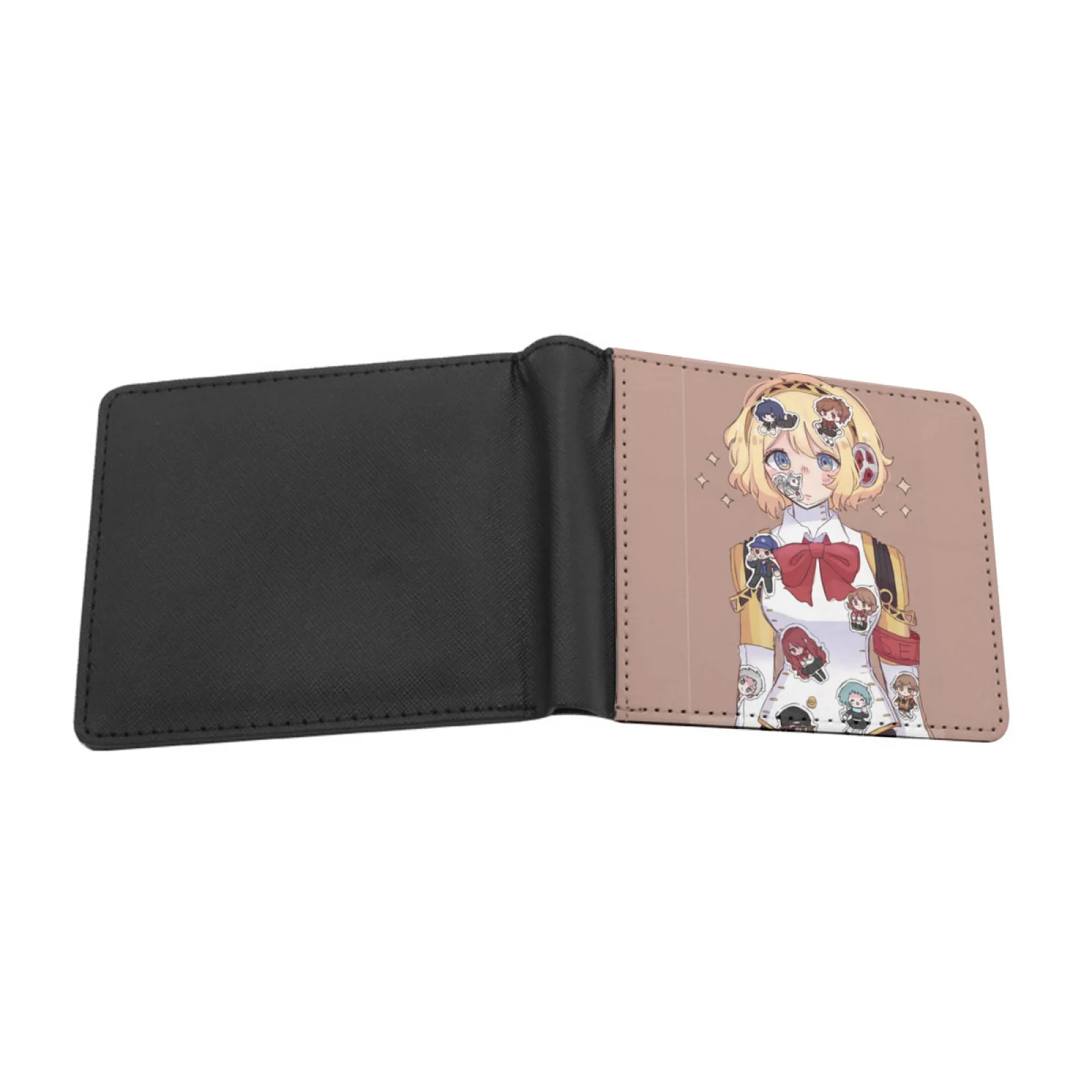 Aigis Persona 3 Men Wallets Card Man Wallet Short Purse Bi-Fold Personalized Purses Aigis Persona 3 Femc Junpei Iori Tatsuya