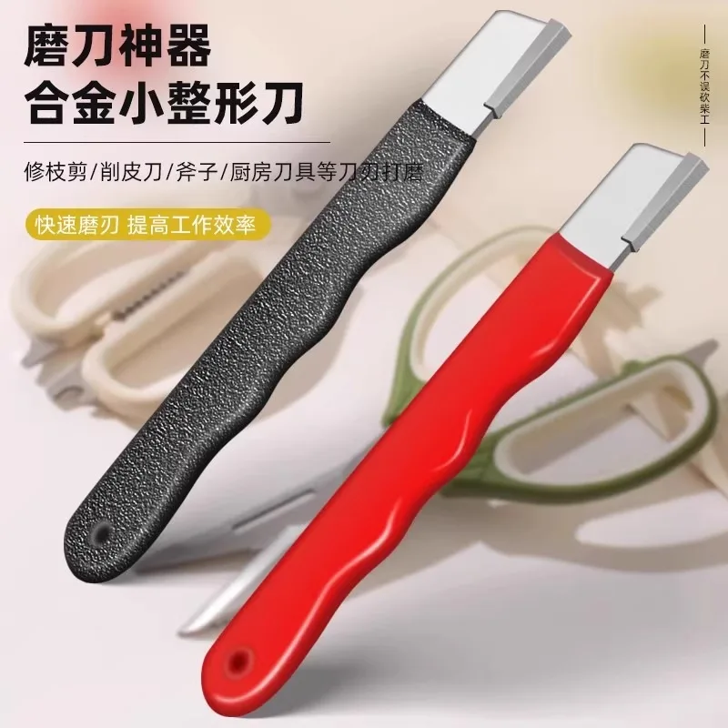 Professional Kitchen Knife Sharpener - Tungsten & Diamond Ceramic Sharpening Stone For All Blades, Including Garden Shears