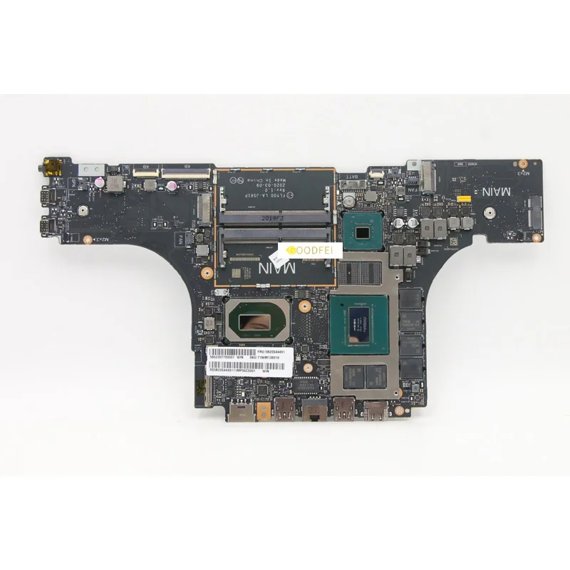 5B20S44491 For Lenovo Legion 7-15IMH05 Laptop Motherboard I5-10300H LA-J561P GTX 1660TI 6G Notebook Mainboard 100% test OK