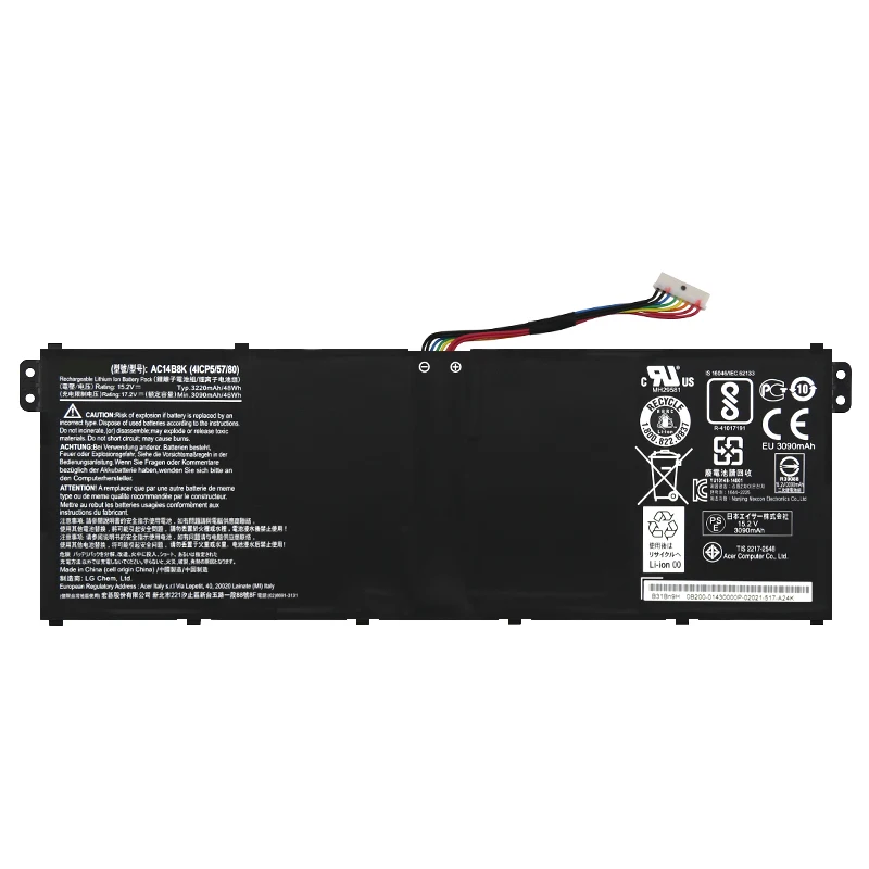 AC14B8K Laptop battery For Acer Aspire CB3-111 CB5-311 ES1-511 ES1-512 ES1-520 S1-521 ES1-531ES1-731 E5-771G V3-371 V3-111