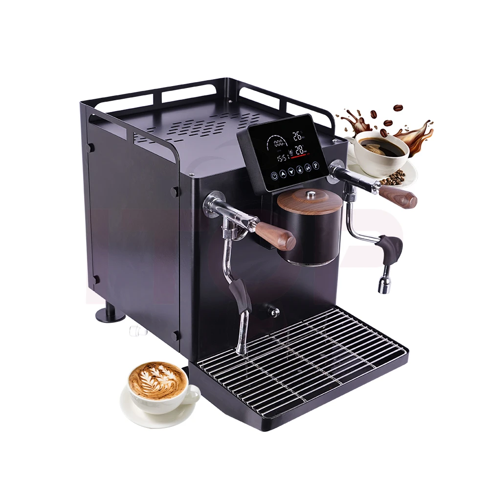 Commercial Rotary Pump Coffee Machine - Single Group 3200W 9 Bar for Office Break Room - Dual Boiler