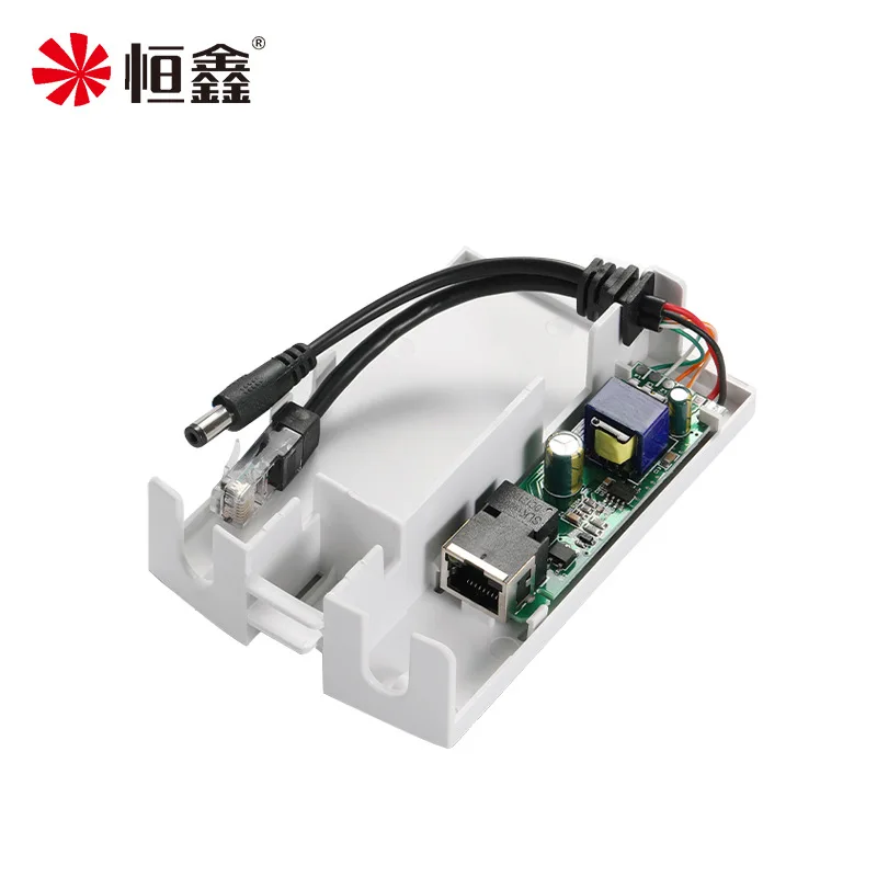 Waterproof Box Outdoor PoE Splitter Adapter 10/100Mbps Power Supply over Ethernet for IP Camera 48V Transfer 12V/1.2A /4A