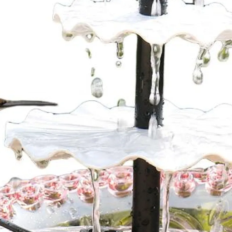 

Винтажная напольная купель для птиц с поилкой, плавающий фонтан-купель для птиц, подставка для купели для птиц для сада, патио, двора