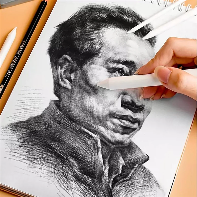 SOFT-36Pcs Artist Blending Stump And Tortillion Art Blenders For Student Sketch Drawing Durable