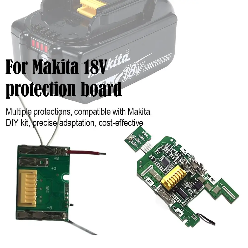 

Комплект защиты печатной платы для литий-ионного аккумулятора Makita BL1830B 18В: плата защиты от перезаряда/перегрузки по току/короткого замыкания, ремонт аккумулятора S4R1