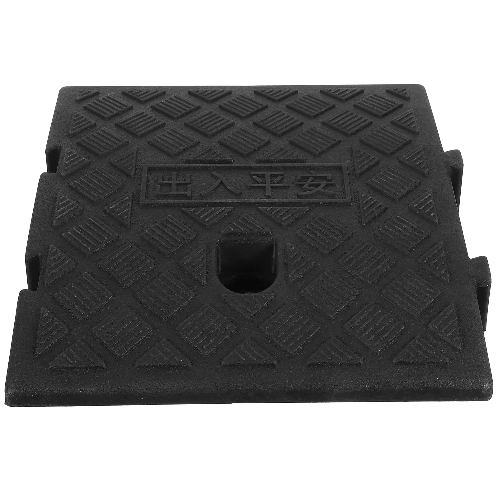 Heavy Duty Driveway Curb Ramp Car Wheelchair Threshold Vehicle Sidewalk Ramp Textured Surface Anti Slip Car Ramps