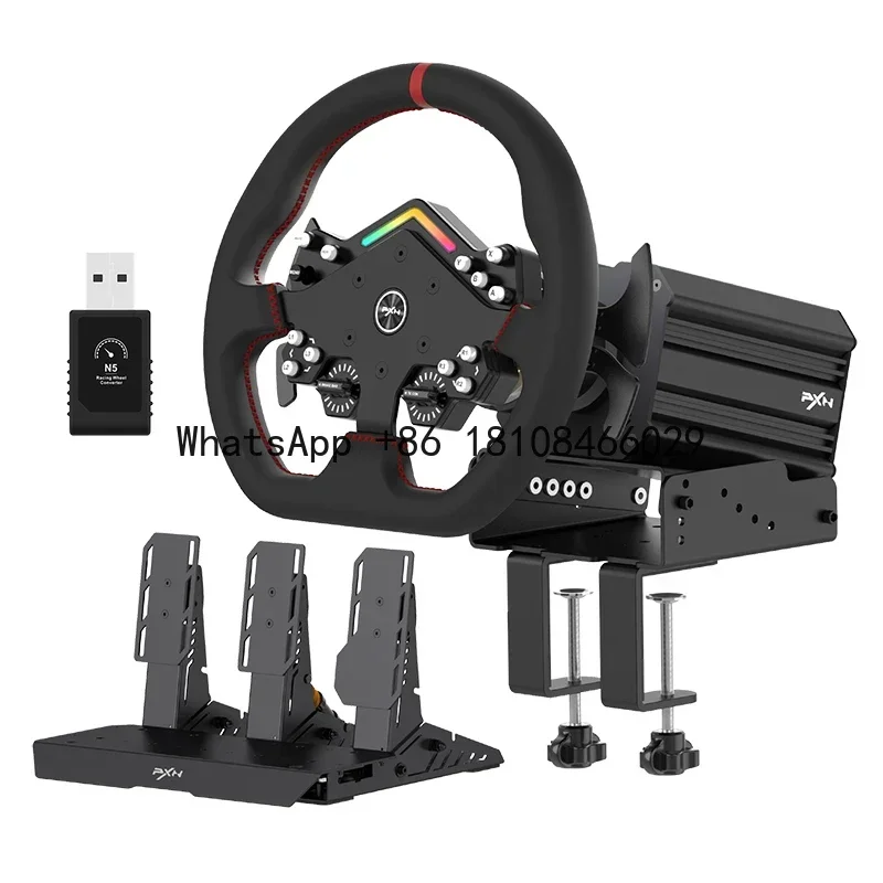 PXN V12 lite highest level motor direct driven gaming steering wheel for ps5/ xbox one /pc controller