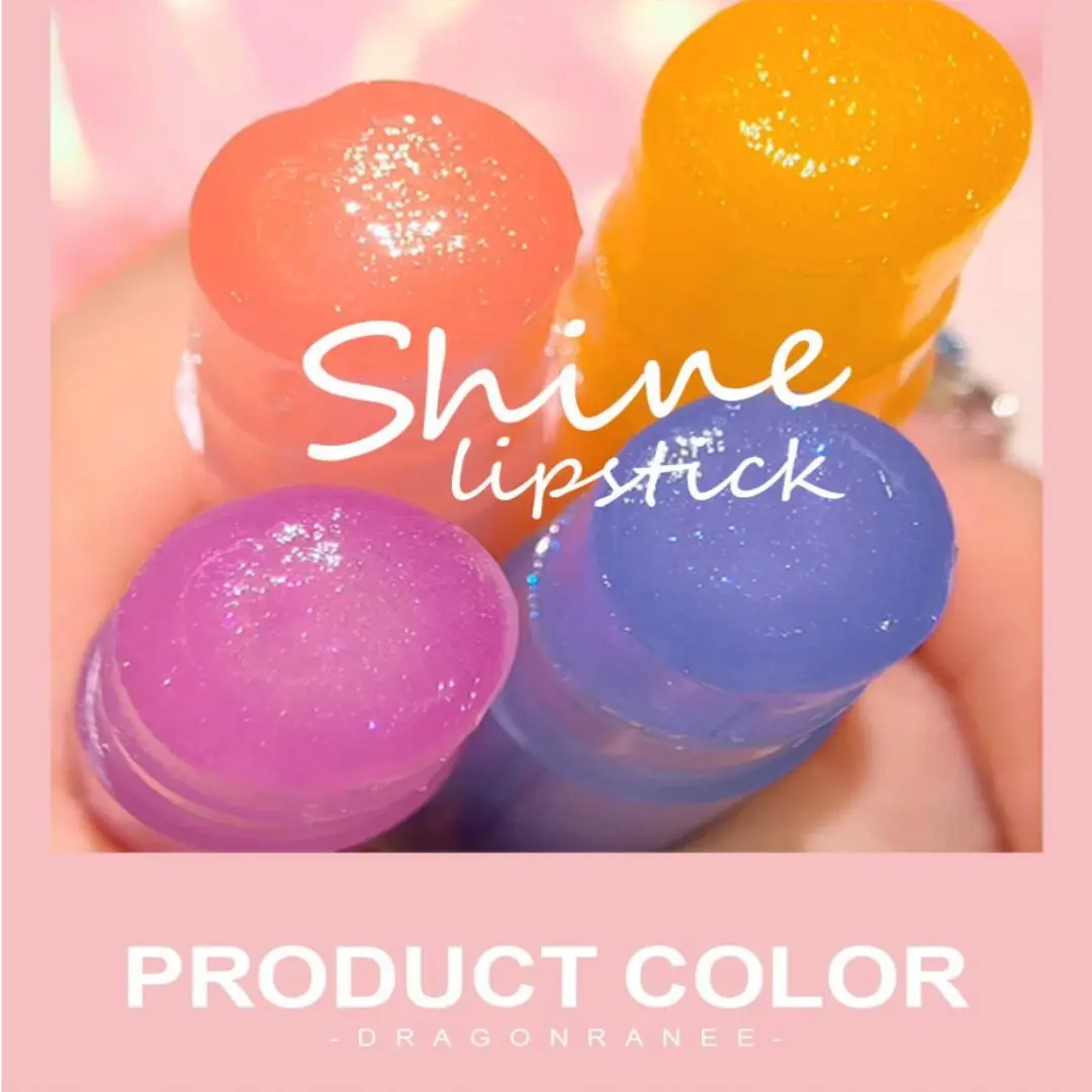 الماس لامعة الشفاه الصقيل مجموعة 4 قطعة ترطيب تغذي تقليل تجاعيد الشفاه طبطب بلسم الشفاه دائم مقاوم للماء مرآة ملمع الشفاه #2