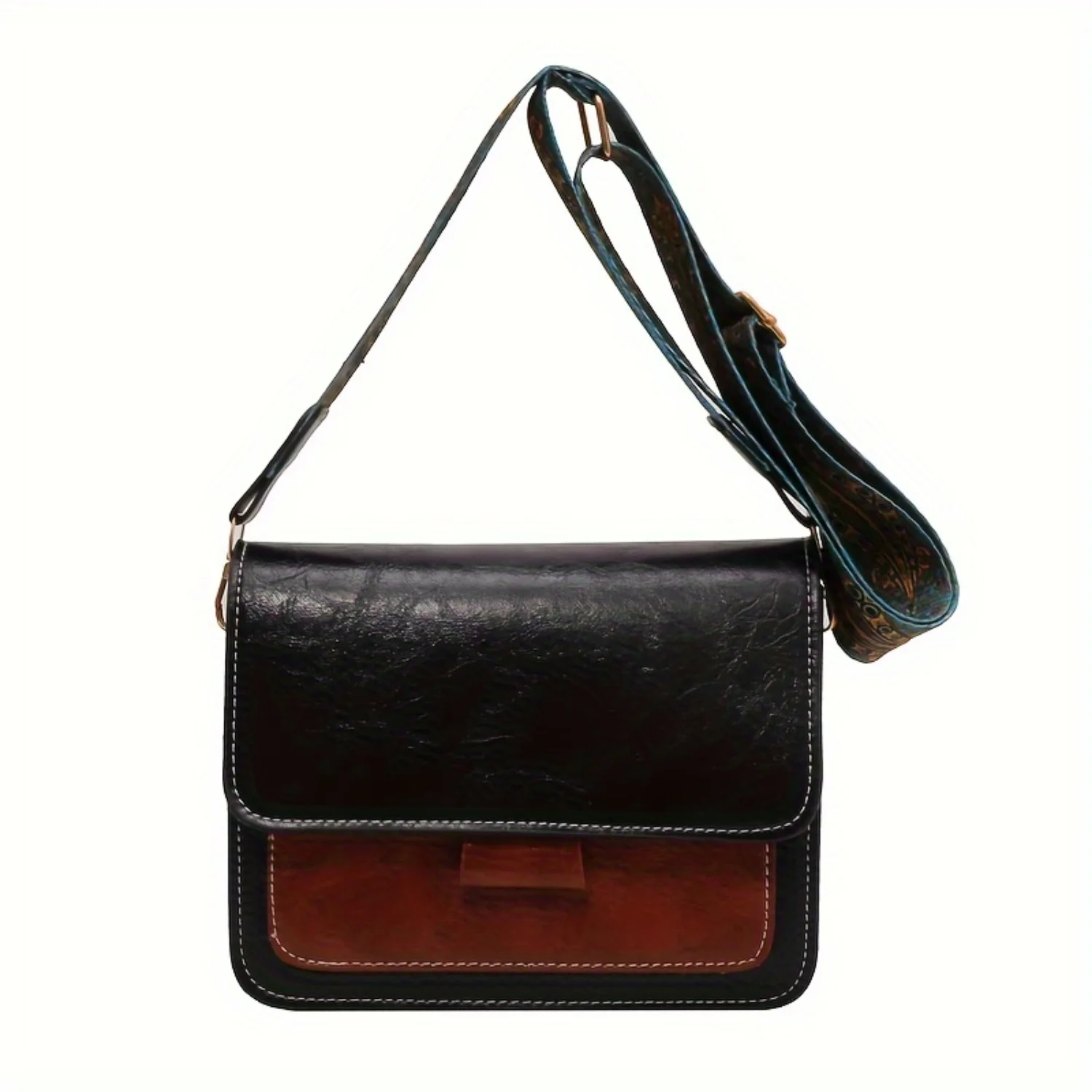 

Classic Flap Closure Women's Shoulder Bag, Mini Crossbody Purse with Adjustable Strap for Casual and Work Use