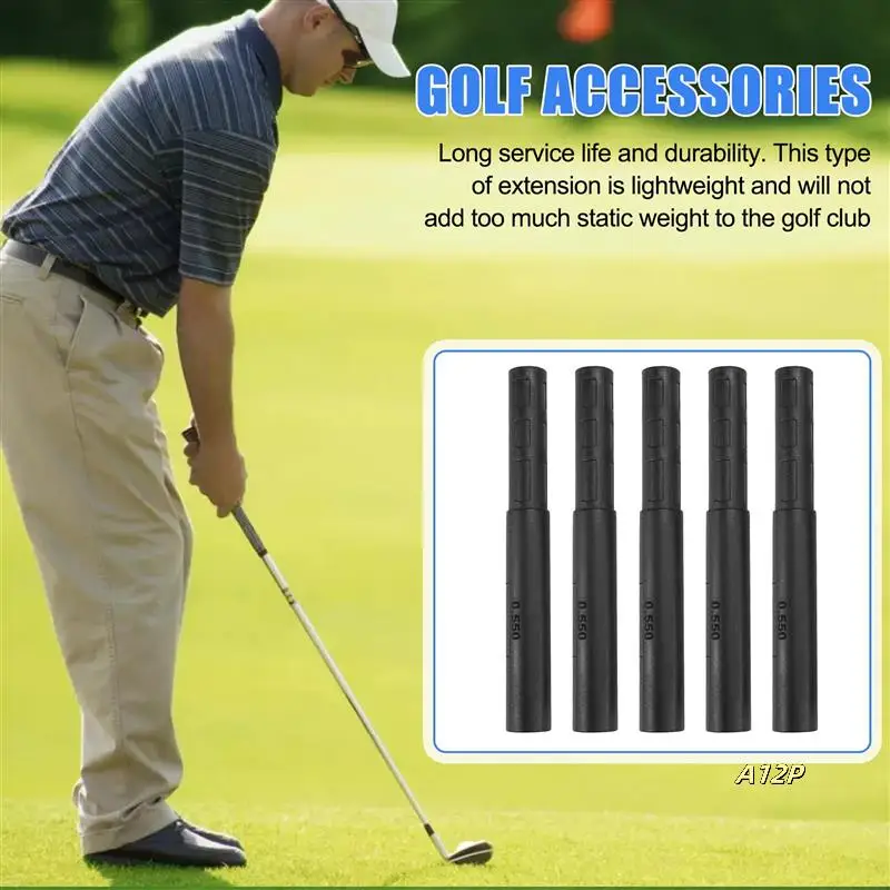

5Pcs Golf Club Shaft Extension Stick Extender Rods Golf Shafts Driver Fairway Golf Shaft Extender Extension