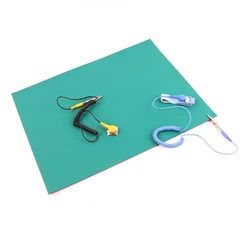 Anti-static ESD Safe Desk Mat Repair Pad Maintenance Platform BGA Soldering Repair Mat Ground Wire ESD Wrist For BGA Repair