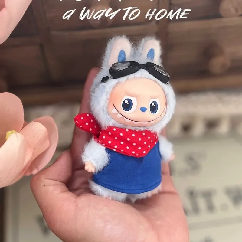 

For labubu 4.0 clothes The Monsters Pin for Love Series Bow Scarf Dress For Labubu 3.0 V2 V1 Doll Clothes Accessories toy gift