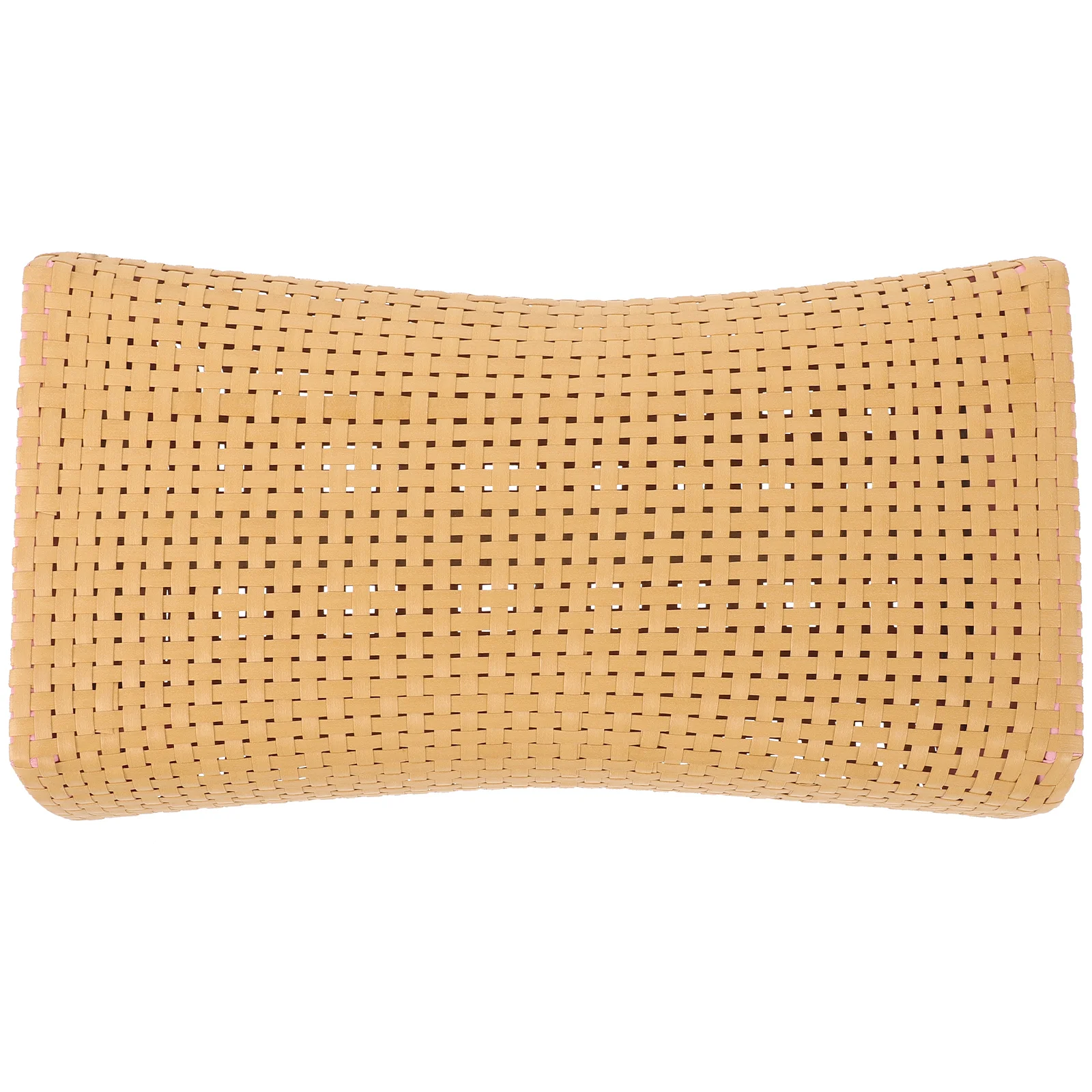 

Steam Room Pillow Pillows Elderly Travel Neck Bamboo Weaving Rest Plastic Mat Cooling for Airplanes