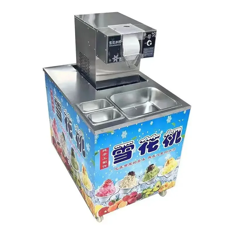 Summer Snowflake Machine Commercial Internet celebrity Snowflake Mchine Milk Sponge Ice Mach ine Expansion Ice Macine Snow Ice