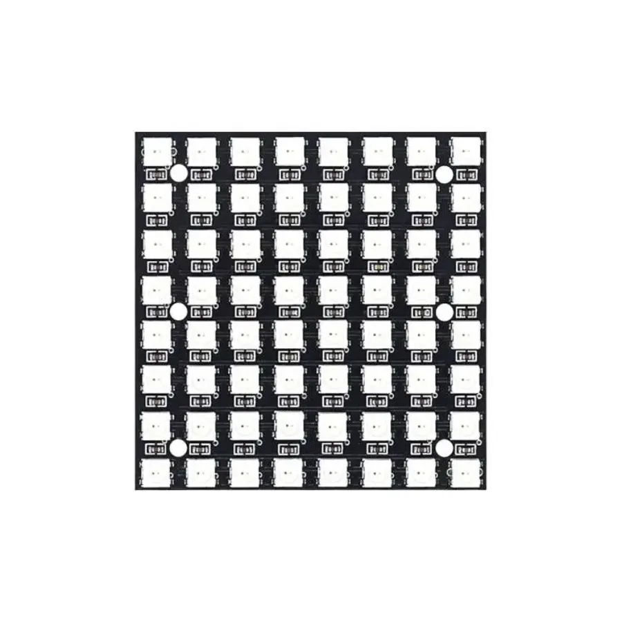 

WS2812 LED 5050 RGB 8x8 64-битный светодиодный матричный модуль
