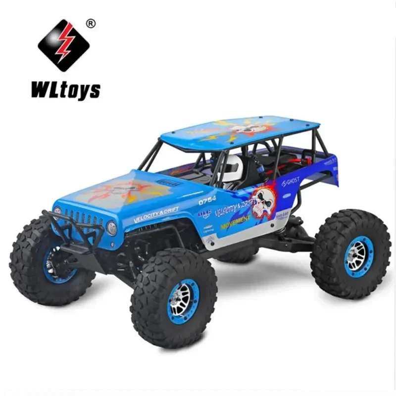 Weili 1: 10 Full Scale High-speed Foot Climbing Vehicle 10428-a Ghost 2.4g Remote-controlled Four-wheel Drive Off-road Vehicle