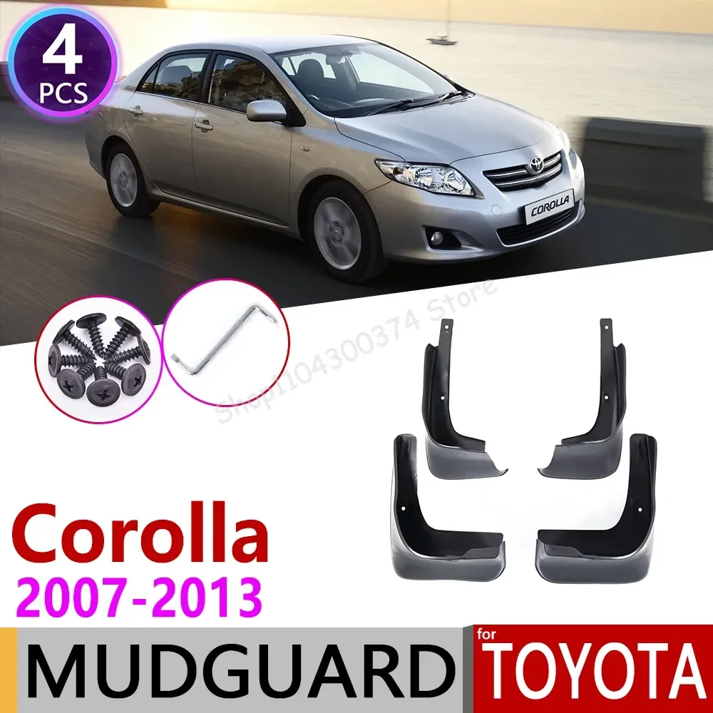 

for Toyota Corolla Altis E140 2007~2013 Mudflap Fender Mud Flaps Guard Splash Flap Mudguard Accessories 2008 2009 2010 2011 2012