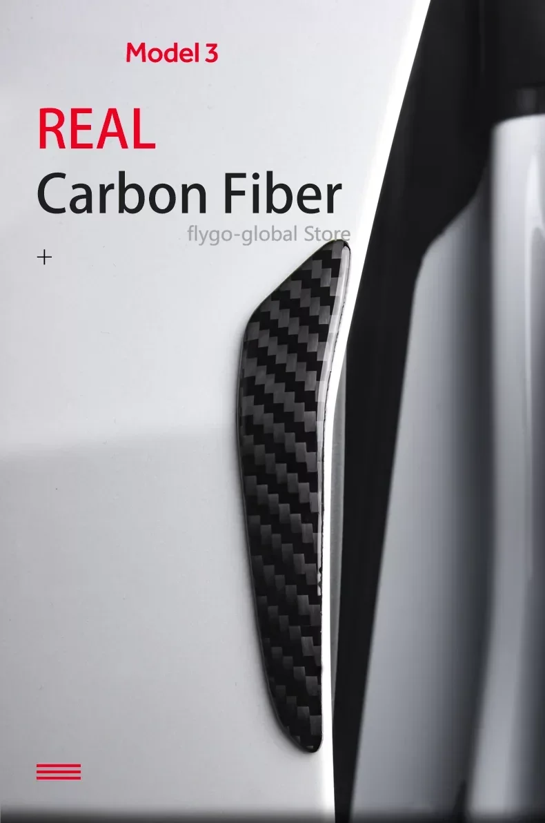 

Углеродное волокно, буферная отделка, молдинг, защита от удара, защита двери автомобиля, бампер, края, угловая полоса, наклейка для Tesla Model 3