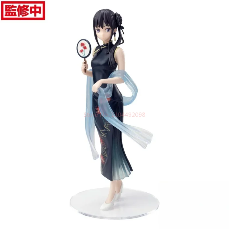Hot Koop Lycoris Terugslag Nishikigi Chisato Inoue Takina Cheongsam Versie 19 cm Anime Actiefiguren Ornamenten Speelgoed Festvial Geschenken