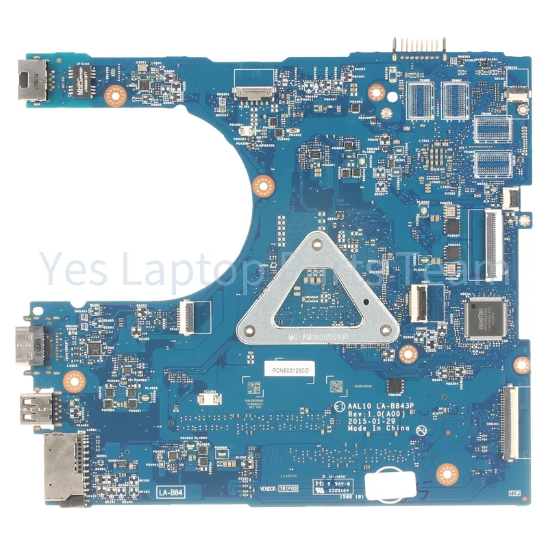 LA-B843P для ноутбука Dell Inspiron 5558 5458, материнская плата 0PPD60 I3-4005U N15V-GM-S-A2 820M 1G VGA, материнская плата для ноутбука, 100% тестирование