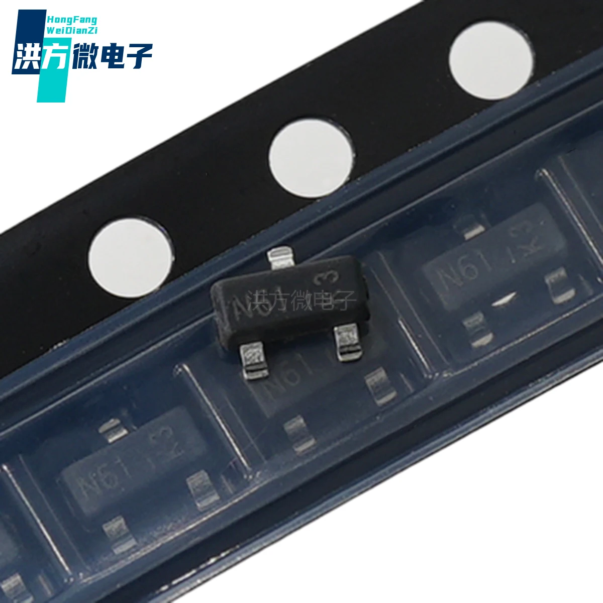 10-100PCS 원래 마킹 N61 MOSFET 700mW 60V 1.6A 1 N 채널 SOT-23 DMN6140L-7 DMN6140L 전계 효과 트랜지스터 N-CH DMN6140