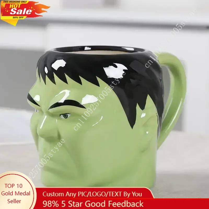 

Marvel The Avengers Superhero Series Ceramic Mug Creative Coffee Mug Spider-Man Iron Man Deadpool Cosplay Ceramic Mug Gift