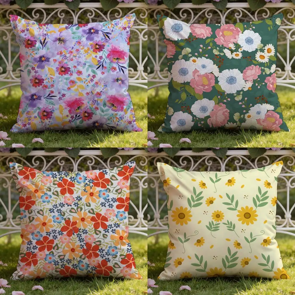 Solid Color Blocking Cushion Cover Home & Car Dual-Scene Pillow Cover: Reversible for Premium Comfort