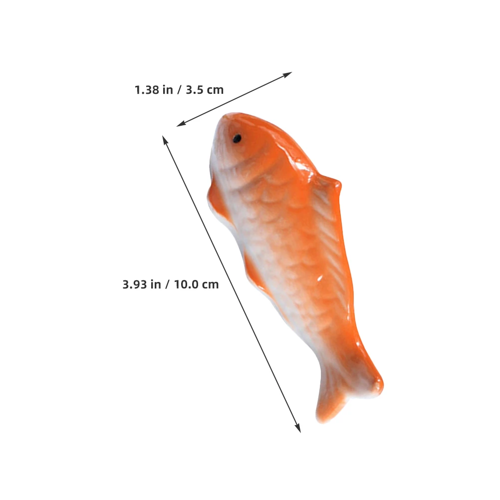 Floating Fish Aquarium Decor 3pcs Ceramic Koi Figurines for Fish Pond Small Artificial Fish Tank Decoration Tea Pet Ornaments